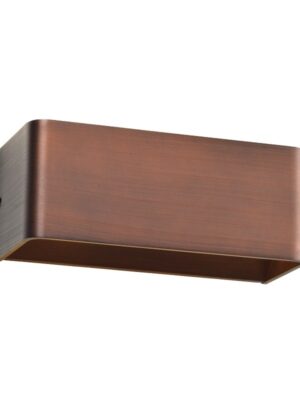 NEPHELE-ΦΩΤΙΣΤΙΚΟ ΕΠΙΤΟΙΧΟ ΚΑΦΕ ΜΕΤΑΛΛΙΚΟ LED COB 2X3W 3000K 560LM IP20 25X10X10CM