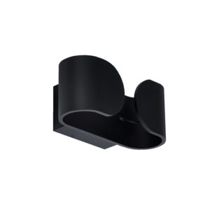 NEPHELE-ΦΩΤΙΣΤΙΚΟ ΕΠΙΣΤΟΙΧΟ ΜΑΥΡΟ ΜΑΤ ΜΕΤΑΛΛΙΚΟ LED COB 2X3W 560LM 3000K IP20 16X9X7CM