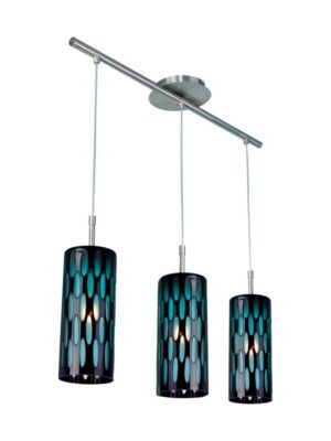 NETTO ΦΩΤΙΣΤΙΚΟ ΚΡΕΜΑΣΤΟ ΝΙΚΕΛΙΟ ΜΕΤΑΛΛΙΚΟ ΣΥΜΒΑΤΙΚΟ 3ΧΕ27 IP20 Φ100Χ700Χ1100mm