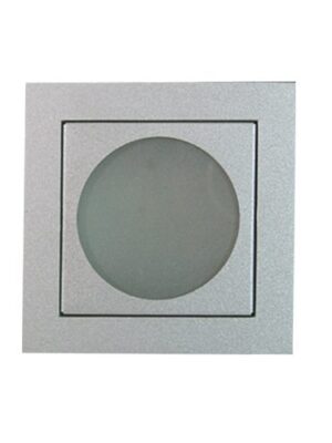 NETTO ΣΠΟΤ Νο92381 ΜΕ 9 LED ΛΕΥΚΟ ΓΚΡΙ ΜΕΤΑΛΛΙΚΟ