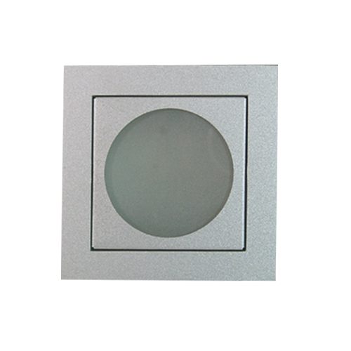 NETTO ΣΠΟΤ Νο92381 ΜΕ 9 LED ΛΕΥΚΟ ΓΚΡΙ ΜΕΤΑΛΛΙΚΟ