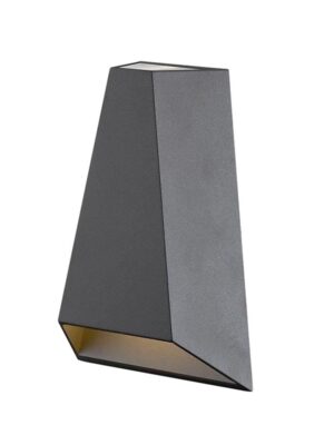 LED COB WALL LUMINAIRE 6W 425LM  30° AND 120°  230VAC 3.000K DARK GREY CRI80 IP54 30.000HRS