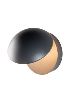 LED SMD WALL LUMINAIRE 13W 480LM 100° 230V AC 3.000K DARK GREY CRI80 IP54 30.000HRS