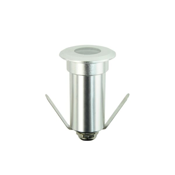 LED ROUND INGROUND SPOT LUMINAIRE 1W 85LM 3000K 30° 230V AC IP65 RA80 30.000hrs