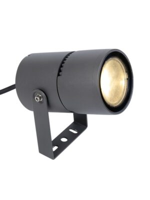 LED COB SPOT LUMINAIRE 9W 300LM 15-50° 230V AC 3.000K DARK GREY CRI80 IP65 30.000HRS