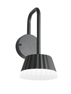 LED SMD WALL LUMINAIRE 10W 400LM 85° 230V AC 3.000K DARK GREY CRI80 IP54 30.000HRS