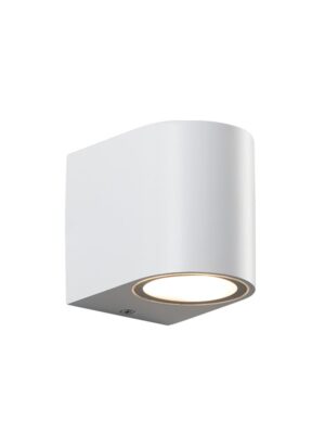 DASA-GS - ΣΠΟΤ ΤΟΙΧΟΥ ΑΡΧΙΤΕΚΤΟΝΙΚΟΥ ΦΩΤΙΣΜΟΥ ΛΕΥΚΟ ΜΑΤ ΑΛΟΥΜΙΝΙΟ ΣΥΜΒΑΤΙΚΟ 1xGU10 IP54 68x81x92mm