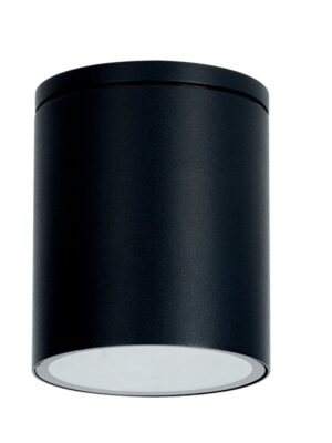 GU10  ROUND CEILING LUMINAIRE 230V AC BLACK IP65 GU10 MAX.35W