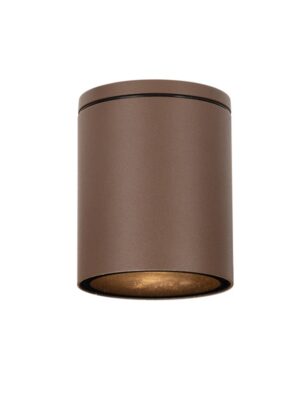 ΣΠΟΤ ΤΟΙΧΟΥ ΑΡΧΙΤΕΚΤΟΝΙΚΟΥ ΦΩΤΙΣΜΟΥ ΣΚΟΥΡΙΝΟ ΑΛΟΥΜΙΝΙΟ ΣΥΜΒΑΤΙΚΟ 1xGU10 IP65 Φ90x110mm