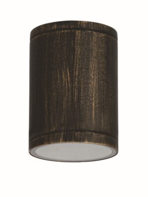 ΣΠΟΤ ΤΟΙΧΟΥ ΑΡΧΙΤΕΚΤΟΝΙΚΟΥ ΦΩΤΙΣΜΟΥ ΧΡΥΣΟ ΜΑΥΡΟ ΑΛΟΥΜΙΝΙΟ ΣΥΜΒΑΤΙΚΟ 1xΕ27 IP65 Φ120x170mm