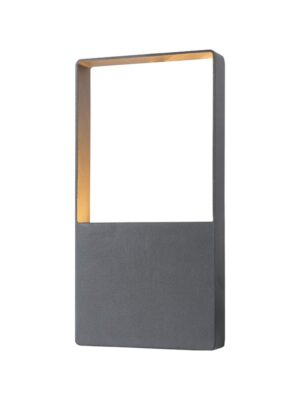 LED SMD WALL LUMINAIRE 4W 240LM 120° 230V AC 3.000K DARK GREY CRI80 IP54 30.000HRS