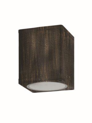 ΣΠΟΤ ΤΟΙΧΟΥ ΑΡΧΙΤΕΚΤΟΝΙΚΟΥ ΦΩΤΙΣΜΟΥ ΧΡΥΣΟ ΜΑΥΡΟ ΑΛΟΥΜΙΝΙ ΣΥΜΒΑΤΙΚΟ 1xGU10 IP65 Φ90x110mm