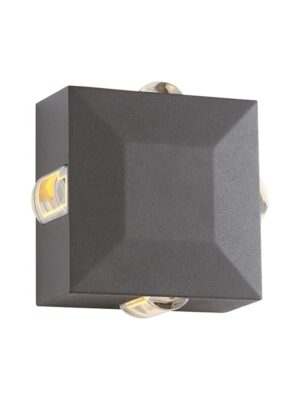 LED HP WALL LUMINAIRE 5W 170LM 15° 230V AC 3.000K DARK GREY CRI80 IP54 30.000HRS