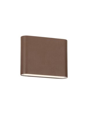 LED SMD WALL LUMINAIRE 7W 310LM 60° 230V AC 3.000K RUSTY CRI80 IP54 30.000HRS