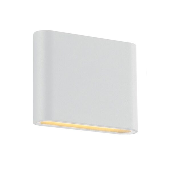 LED SMD WALL LUMINAIRE 7W 310LM 60° 230V AC 3.000K MATT WHITE CRI80 IP54 30.000HRS