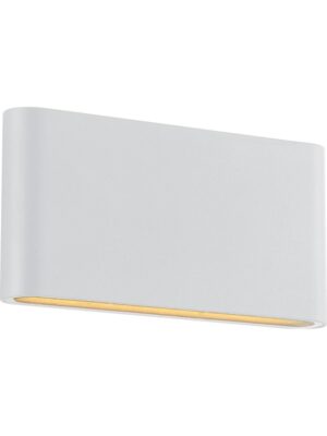 LED SMD WALL LUMINAIRE 11W 570LM 60° 230V AC 3.000K MATT WHITE CRI80 IP54 30.000HRS