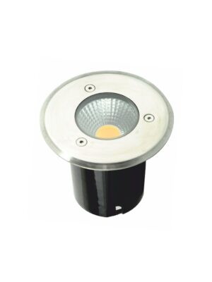 LED ROUND COB INGROUND SPOT LUMINAIRE 7W 450LM 3000K 45° 230V AC IP67 RA80 30000hrs