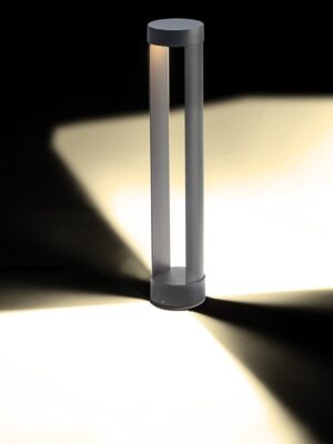 LED COB POST LUMINAIRE 9W 200LM 79° 230V AC 3.000K DARK GREY CRI80 IP54 30.000HRS