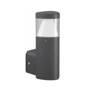 LED SMD WALL LUMINAIRE 7W 410LM 340° 230V AC 3.000K DARK GREY CRI80 IP54 30.000HRS