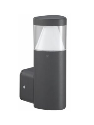 LED SMD WALL LUMINAIRE 7W 410LM 340° 230V AC 3.000K DARK GREY CRI80 IP54 30.000HRS