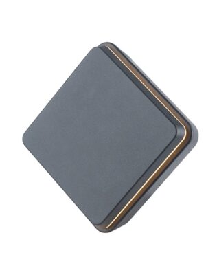 LED SMD WALL LUMINAIRE 12W 650LM 110° 230V AC 3.000K DARK GREY CRI80 IP54 30.000HRS
