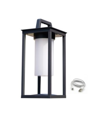 LED SMD TABLE BATTERY LUMINAIRE 3W 150LM 180° 3.000K DARK GREY CRI80 IP54