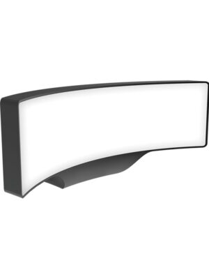 LED SMD WALL LUMINAIRE 13W 710LM 110° 230V AC 3.000K DARK GREY CRI80 IP65 30.000HRS