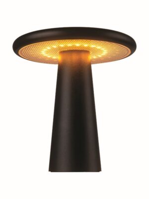 LED SMD TABLE BATTERY LUMINAIRE 2W 190LM MAX 335° CCT 2.200-3.000K MATT BLACK CRI80 IP65