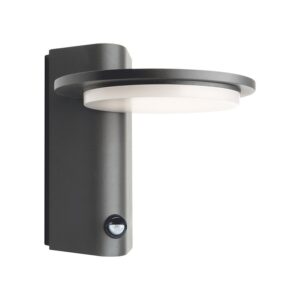 LED SMD WALL SENSOR LUMINAIRE 7W 440LM 145° 230V AC 3.000K DARK GREY CRI80 IP54 30.000HRS