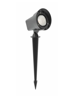 LED COB SPOT LUMINAIRE & SPIKE 19W 1400LM 40° 230V AC 3.000K DARK GREY CRI80 IP65 30.000HRS