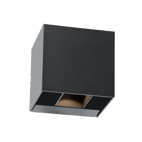 LED SMD WALL LUMINAIRE 10W 740LM 0-90° 230V AC 3.000K DARK GREY CRI80 IP54 30.000HRS