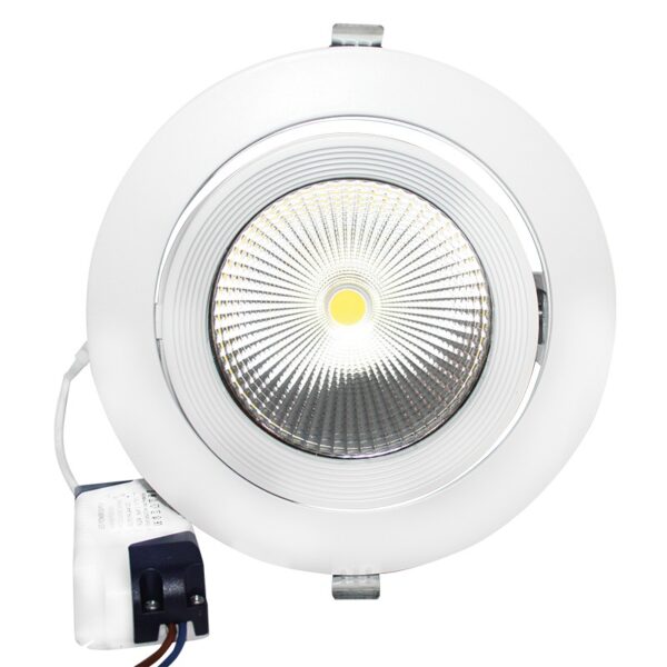 LED ΧΩΝΕΥΤΟ ΚΙΝΗΤΟ ΦΩΤΙΣΤΙΚΟ230V AC 30W 4000K 60° 3600LM Ra80 5YRS ΛΕΥΚΟ