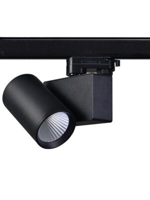 SAND BLACK LED ΦΩΤΙΣΤΙΚΟ ΡΑΓΑΣ 20W 3000K 3-PHASE 34° 2200LM 230V AC Ra80 5YRS