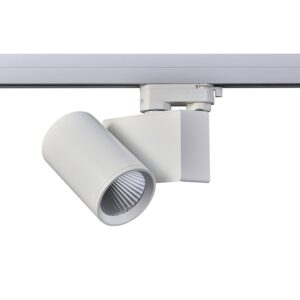 LED ΦΩΤΙΣΤΙΚΟ ΡΑΓΑΣ 230V AC 20W 3000K 3-PHASE 34° 2000LM Ra80 ΛΕΥΚΟ