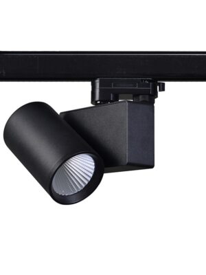 SAND BLACK LED ΦΩΤΙΣΤΙΚΟ ΡΑΓΑΣ 20W 4000K 3-PHASE 34° 2400LM 230V AC Ra80 5YRS