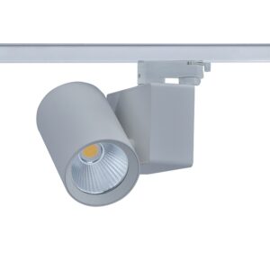 LED ΦΩΤΙΣΤΙΚΟ ΡΑΓΑΣ 230V AC 20W 4000K 3-PHASE 34° 2100LM Ra80 ΓΚΡΙ