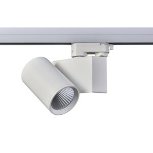 LED ΦΩΤΙΣΤΙΚΟ ΡΑΓΑΣ 230V AC 20W 4000K 3-PHASE 34° 2100LM Ra80 ΛΕΥΚΟ