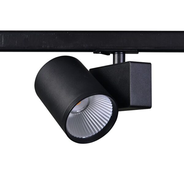 LED ΦΩΤΙΣΤΙΚΟ ΡΑΓΑΣ 230V AC 40W 4000K 1-PHASE 34° 4200LM Ra90 ΜΑΥΡΟ