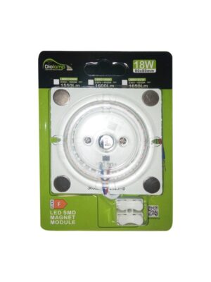 LED SMD MAGNET MODULE 18W 230V AC 1550LM 160° 3000K RA80 30000HRS