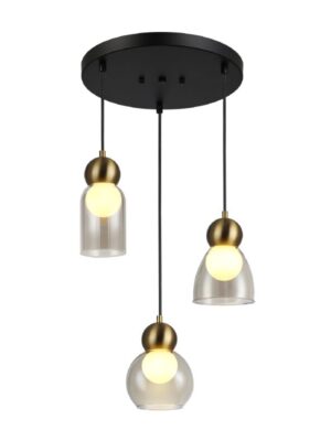 JULIETTE-ΦΩΤΙΣΤΙΚΟ ΚΡΕΜΑΣΤΟ ΟΡΕΙΧΑΛΚΙΝΟ ΓΥΑΛΙΝΟ ΣΥΜΒΑΤΙΚΟ ΙΡ20 3xΕ27 330XH1255mm