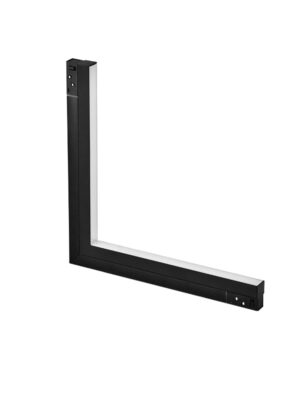 ΦΩΤΙΣΤΙΚΟ ΡΑΓΑΣ ΜΑΓΝΗΤΙΚΟ 90° ΕΣΩΤΕΡΙΚΗ ΓΩΝΙΑ 48V DC 20W 4000K 1750LM 110° OSRAM Ra90 L330X330mm ΜΑΥΡΟ