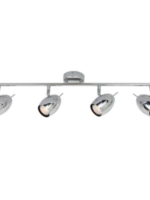 NETTO ΦΩΤΙΣΤΙΚΟ ΟΡΟΦΗΣ ΧΡΩΜΙΟ ΜΕΤΑΛΛΙΚΟ ΣΥΜΒΑΤΙΚΟ 4ΧGU10 IP20 715Χ162mm