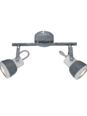 NETTO ΦΩΤΙΣΤΙΚΟ ΟΡΟΦΗΣ ΑΠΟΧΡΩΣΗ ΤΣΙΜΕΝΤΟΥ ΜΕΤΑΛΛΙΚΟ ΣΥΜΒΑΤΙΚΟ 2ΧGU10 IP20 330Χ185mm