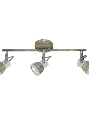 NETTO ΦΩΤΙΣΤΙΚΟ  ΟΡΟΦΗΣ ΑΠΟΧΡΩΣΗ ΣΚΟΥΡΙΑΣ ΜΕΤΑΛΛΙΚΟ ΣΥΜΒΑΤΙΚΟ 3ΧGU10 IP20 520Χ185mm