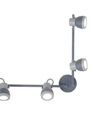 NETTO ΦΩΤΙΣΤΙΚΟ ΟΡΟΦΗΣ ΑΠΟΧΡΩΣΗ ΤΣΙΜΕΝΤΟΥ ΜΕΤΑΛΛΙΚΟ ΣΥΜΒΑΤΙΚΟ 4ΧGU10 IP20 795Χ190mm