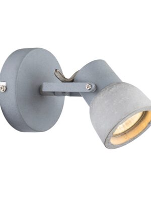 NETTO ΦΩΤΙΣΤΙΚΟ ΟΡΟΦΗΣ ΓΚΡΙ ΜΕΤΑΛΛΙΚΟ ΣΥΜΒΑΤΙΚΟ 1ΧGU10 Φ100Χ167mm