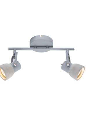 NETTO ΦΩΤΙΣΤΙΚΟ ΟΡΟΦΗΣ ΓΚΡΙ ΜΕΤΑΛΛΙΚΟ ΣΥΜΒΑΤΙΚΟ 1ΧGU10 IP20 Φ100Χ167mm