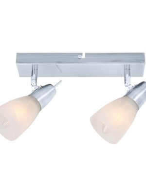 NETTO ΣΠΟΤ ΙΙ ΓΥΑΛΙ ΝΙΚΕΛ ΜΑΤ 2Χ40W E14 KAMET