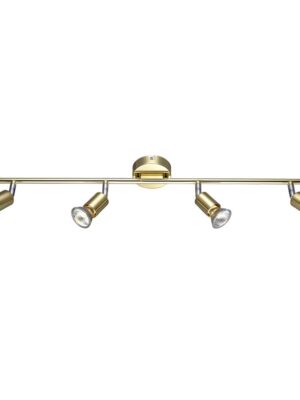 NETTO ΦΩΤΙΣΤΙΚΟ ΟΡΟΦΗΣ ΓΥΑΛΙΣΤΕΡΟ ΧΡΥΣΟ ΜΕΤΑΛΛΙΚΟ ΣΥΜΒΑΤΙΚΟ 4ΧG10 IP20 663Χ164mm