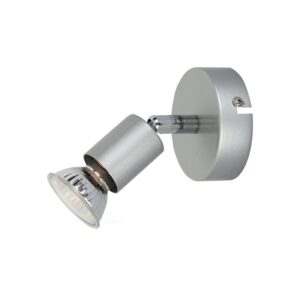 TRINITY-ΦΩΤΙΣΤΙΚΟ ΕΠΙΤΟΙΧΟ/ΟΡΟΦΗΣ ΑΣΗΜΙ ΜΕΤΑΛΛΙΚΟ ΣΥΜΒΑΤΙΚΟ ΣΠΟΤ I 1ΧGU10 IP20 8X13,9X8CM